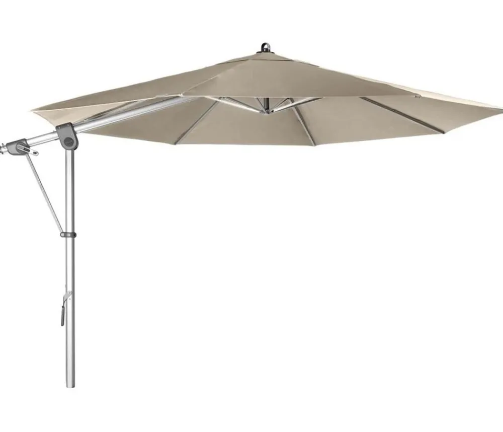 Doppler Pendelschirm Expert, rund, ca. Ø350 cm Taupe Best