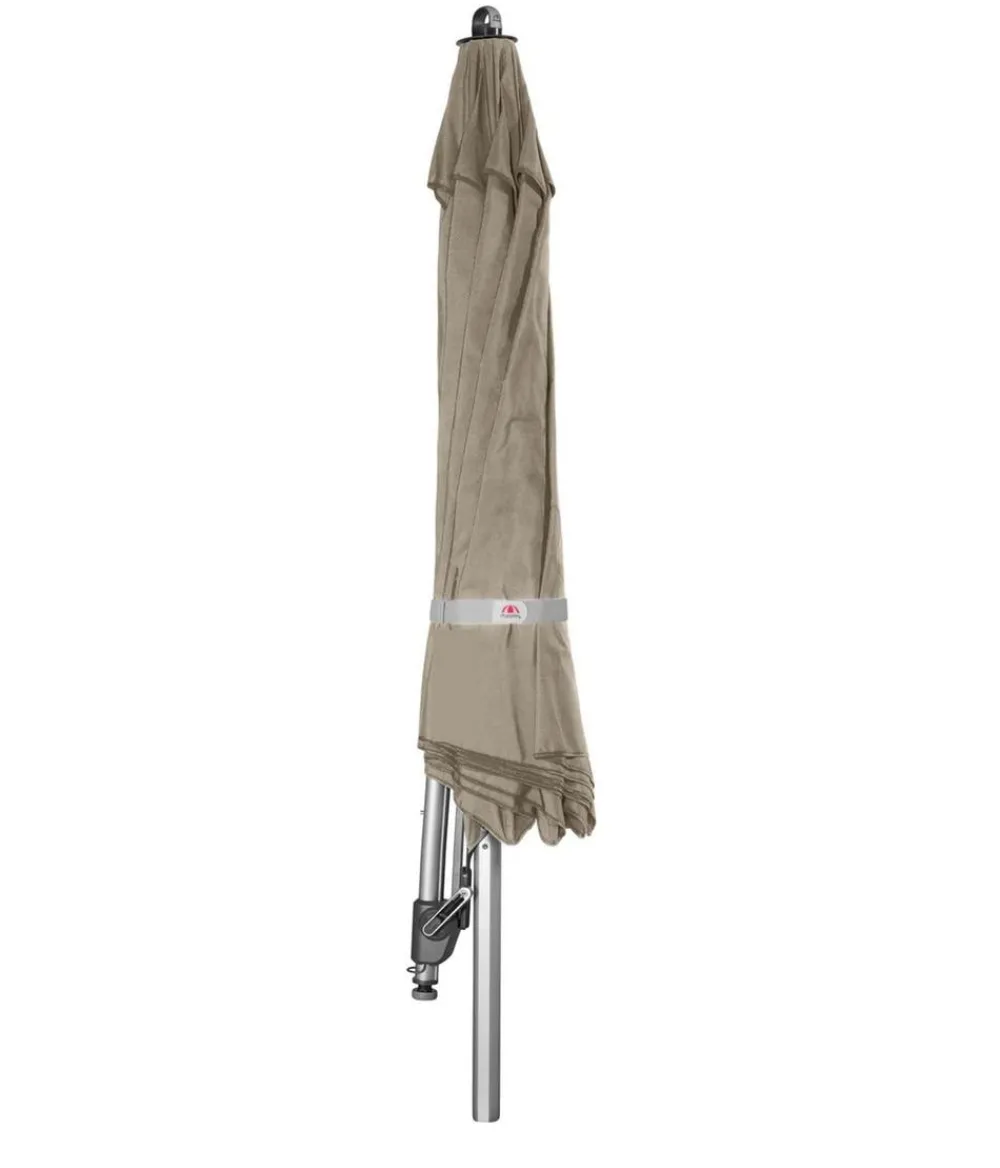 Doppler Pendelschirm Expert, rund, ca. Ø350 cm Taupe Best