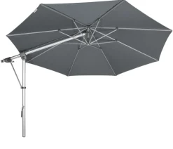 Doppler Sonnenschirme - Pendelschirm Expert, rund, ca. Ø350 cm Dunkelgrau