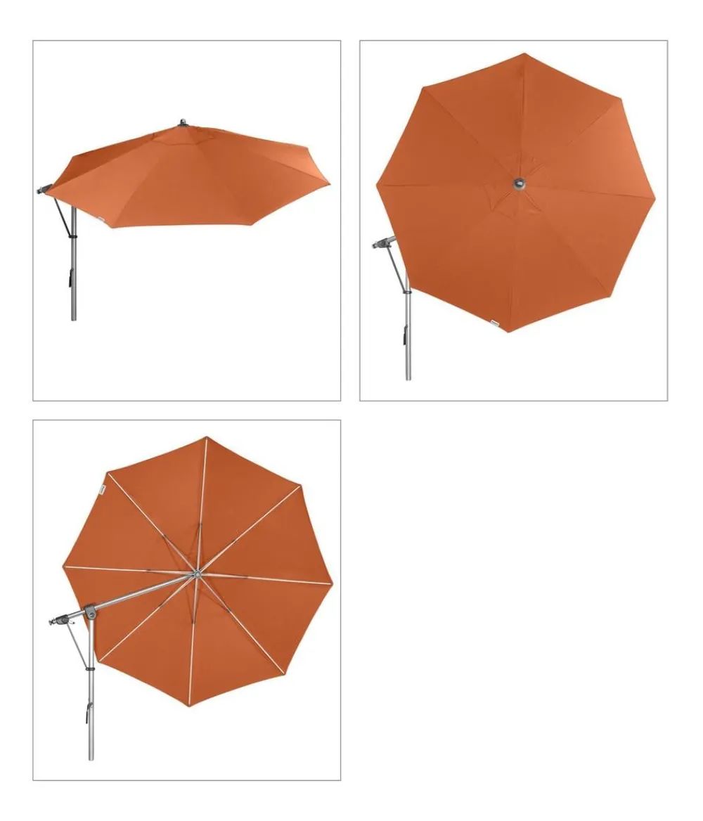 Doppler Sonnenschirme - Pendelschirm Expert, rund, ca. Ø350 cm Orange