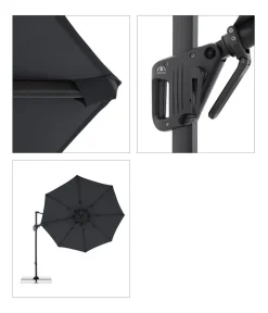 Doppler Sonnenschirme > Pendelschirm Life Side, rund, ca. Ø310 cm
