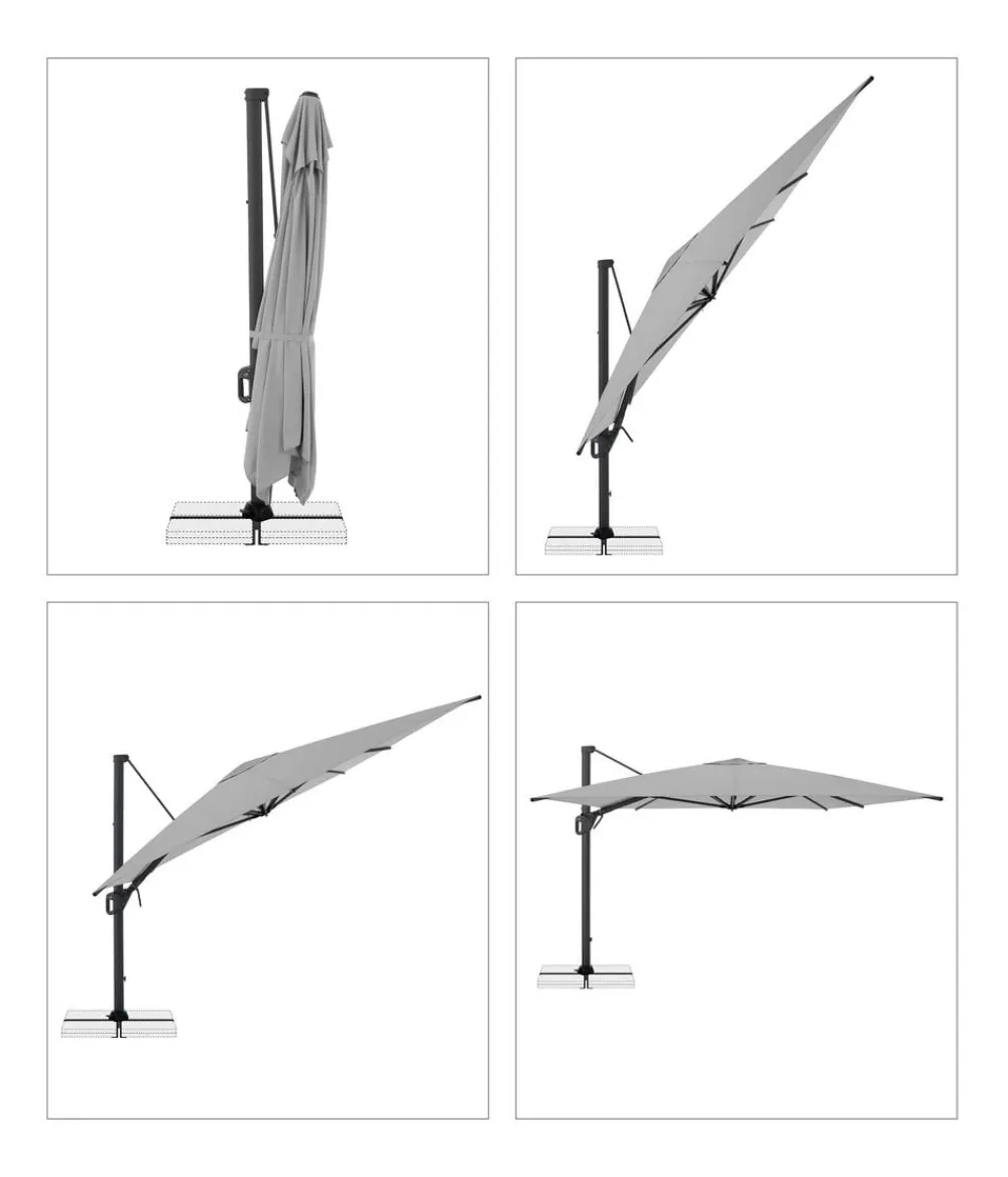 Doppler Sonnenschirme > Pendelschirm Life Side, rund, ca. Ø310 cm