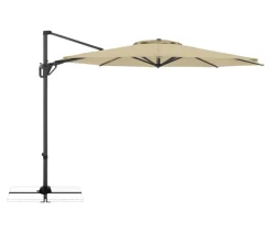 Doppler Pendelschirm Life Side, rund, ca. Ø310 cm Beige New