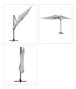 Doppler Sonnenschirme > Pendelschirm myZone AX, rechteckig, ca. B320/T240 cm