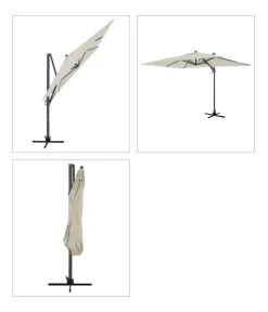 Doppler Pendelschirm myZone AX, rechteckig, ca. B320/T240 cm Natur Online