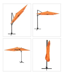 Doppler Sonnenschirme - Pendelschirm myZone AX, rechteckig, ca. B320/T240 cm Orange