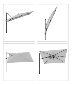 Doppler Sonnenschirme > Pendelschirm myZone AX LED, rechteckig, ca. B300/T220 cm