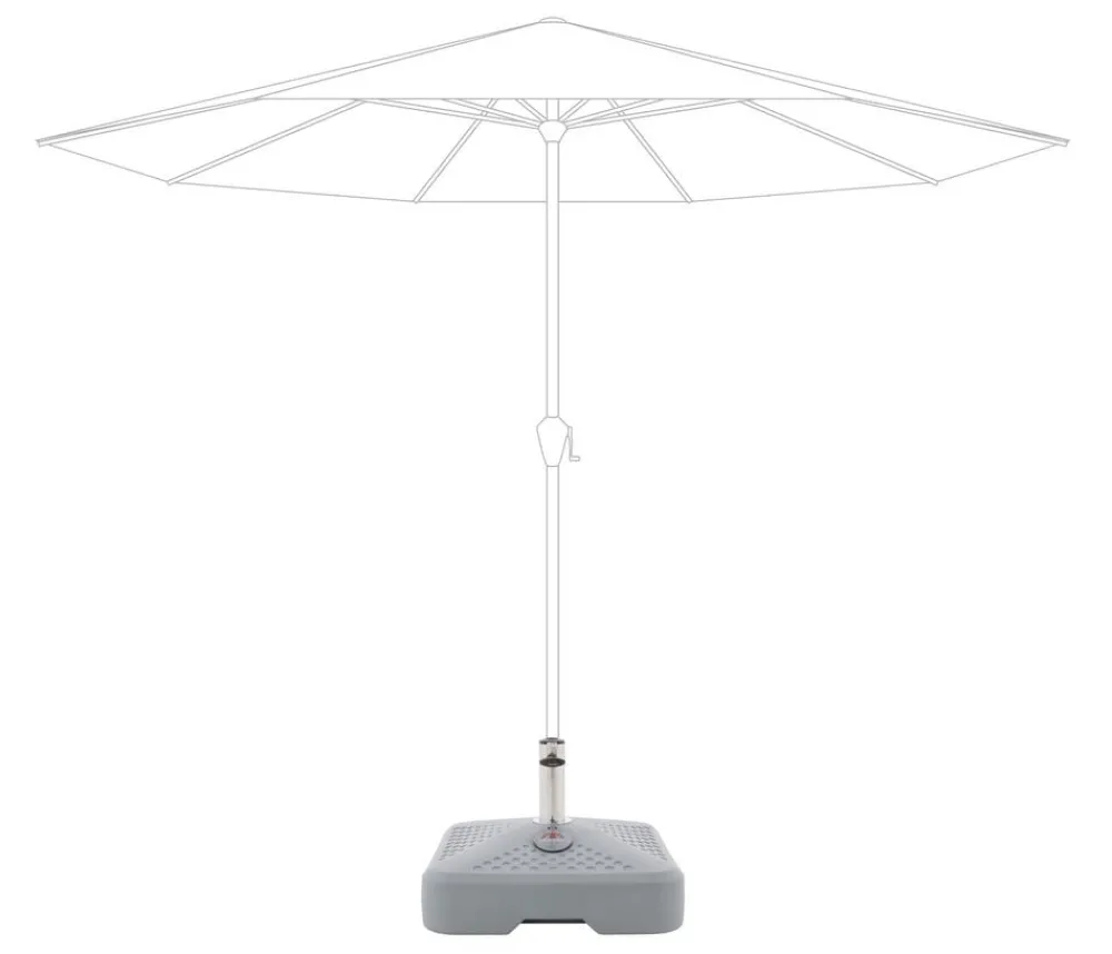 Doppler Schirmständer Active, ca. 20-40 kg Grau Discount