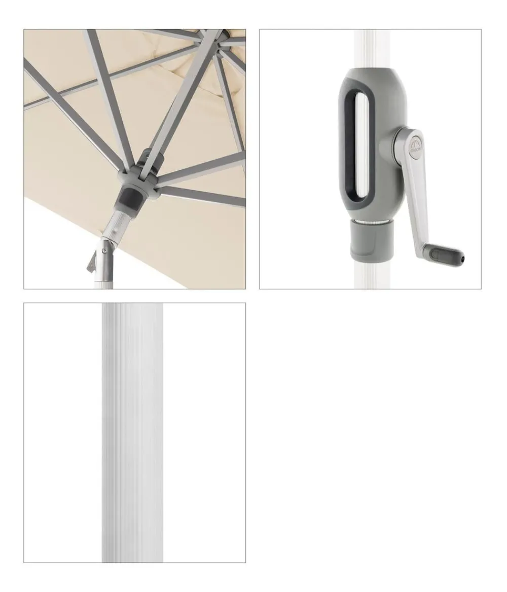 Doppler Sonnenschirme > Sonnenschirm ACT Auto-Tilt, quadratisch, ca. B240/T240 cm