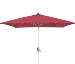 Doppler Sonnenschirm ACT Auto-Tilt, quadratisch, ca. B240/T240 cm Rot Clearance