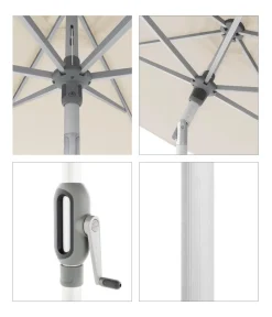 Doppler Sonnenschirme - Sonnenschirm ACT Auto-Tilt, rund, ca. Ø305 cm Natur