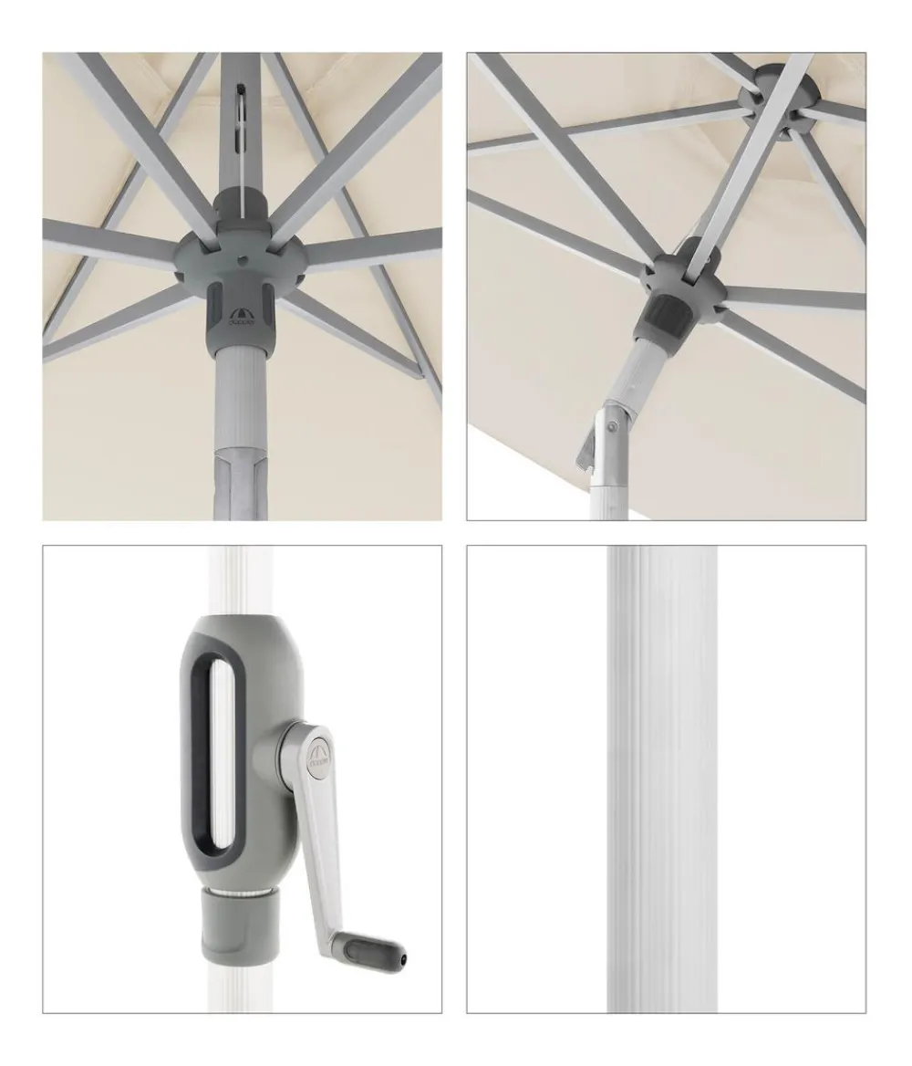 Doppler Sonnenschirme - Sonnenschirm ACT Auto-Tilt, rund, ca. Ø305 cm Natur