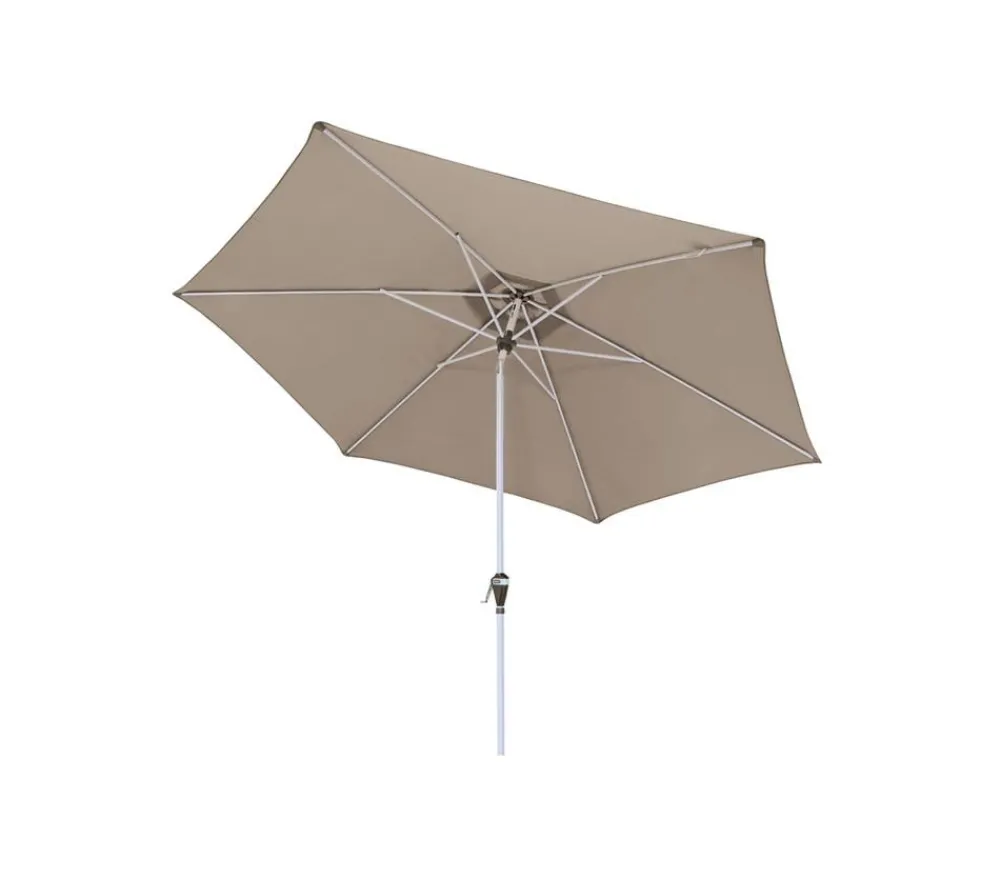Doppler Sonnenschirme - Sonnenschirm Active Auto Tilt, rund, ca. Ø320 cm Hellgrau