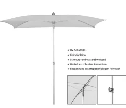 Doppler Sonnenschirme > Sonnenschirm Act Neo, rechteckig, ca. B225/T120 cm