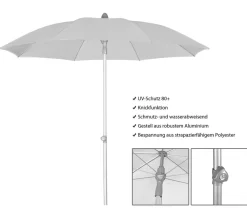 Doppler Sonnenschirm Act Neo, rund, ca. Ø200 cm Taupe Best