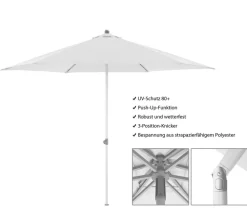 Doppler Sonnenschirme > Sonnenschirm ACT NEO Push Up, rund, ca. Ø270 cm