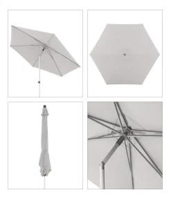Doppler Sonnenschirm ACT NEO Push up, rund, ca. Ø310 cm Anthrazit Best