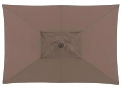 Doppler Sonnenschirme - Sonnenschirm Aluwood Ultra, rechteckig, ca. B210/T140 cm Taupe