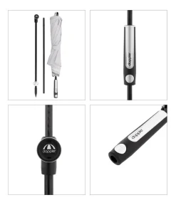 Doppler Sonnenschirm Expert Multi Push Up, ca. Ø156/H190 cm Hellgrau Online