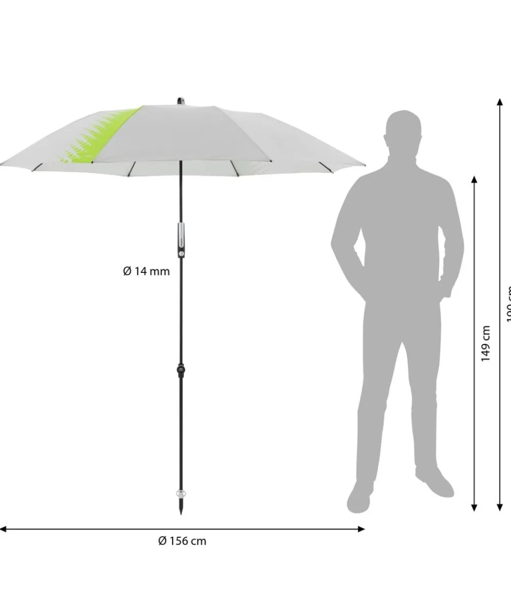 Doppler Sonnenschirme - Sonnenschirm Expert Multi Push Up, ca. Ø156/H190 cm Hellgrün