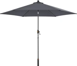 Doppler Sonnenschirme - Sonnenschirm myZone Auto-Tilt, rund, ca. Ø305 cm Anthrazit
