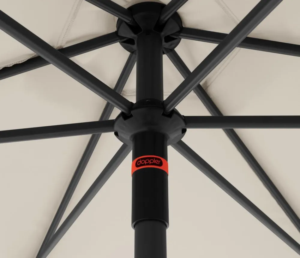 Doppler Sonnenschirme - Sonnenschirm myZone Push Up, rund, ca. Ø300 cm Natur
