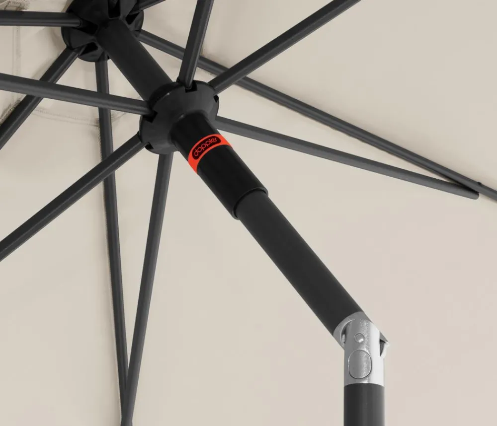 Doppler Sonnenschirme - Sonnenschirm myZone Push Up, rund, ca. Ø300 cm Natur