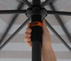 Doppler Sonnenschirme - Sonnenschirm myZone Push Up, rund, ca. Ø300 cm Anthrazit