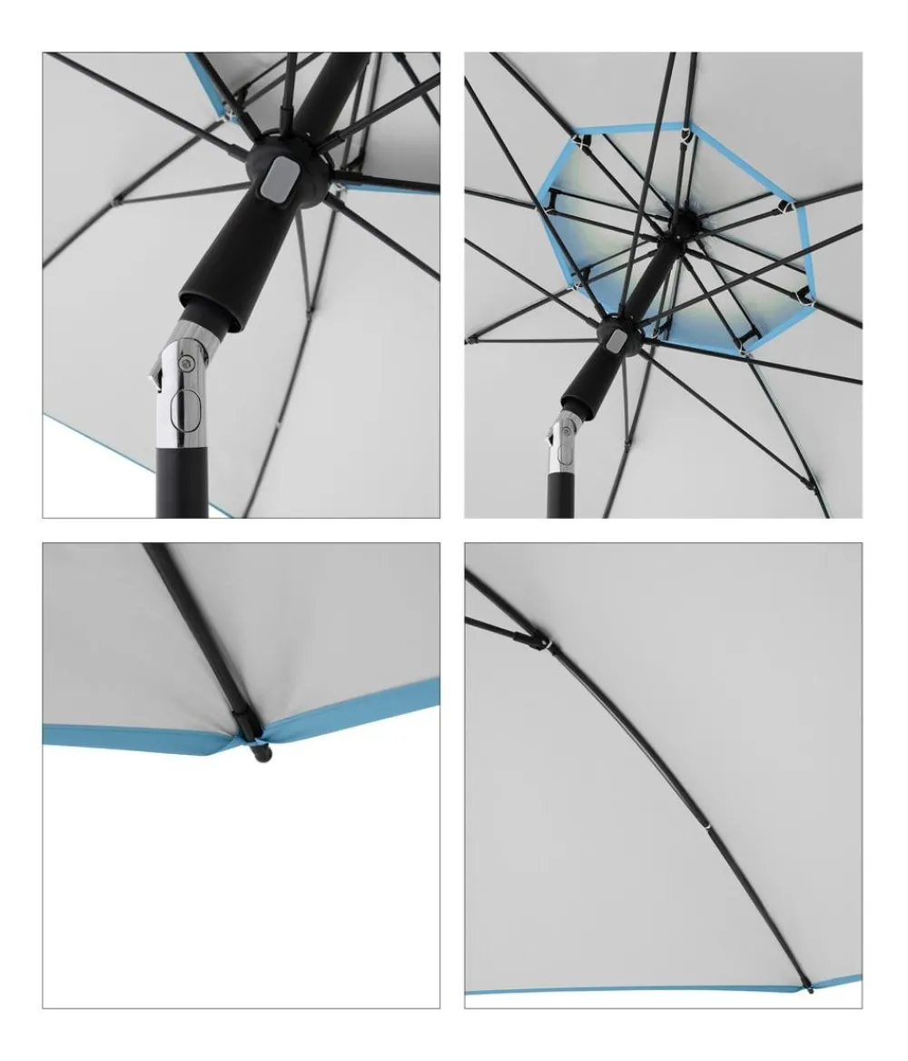 Doppler Sonnenschirme > Sonnenschirm Windprofi Neo, rund, ca. Ø200 cm