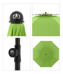 Doppler Sonnenschirme - Sonnenschirm Windprofi Neo, rund, ca. Ø200 cm Grün