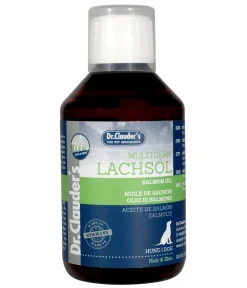 Dr. Clauder's® Nahrungsergänzung Für Tiere|Nahrungsergänzung Hund > Dr. Clauder’s® Ergänzungsfutter für Hunde Multi Derm Lachsöl Hair & Skin, 250 ml