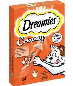 Dreamies™ Katzenleckerlies & Getränke > Katzensnack Creamy, 11 x 4x10 g