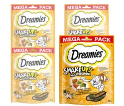 Dreamies™ Katzenleckerlies & Getränke - SHAKE UPS™ Multivitamins Katzensnack Geflügel, 4 x 165 g