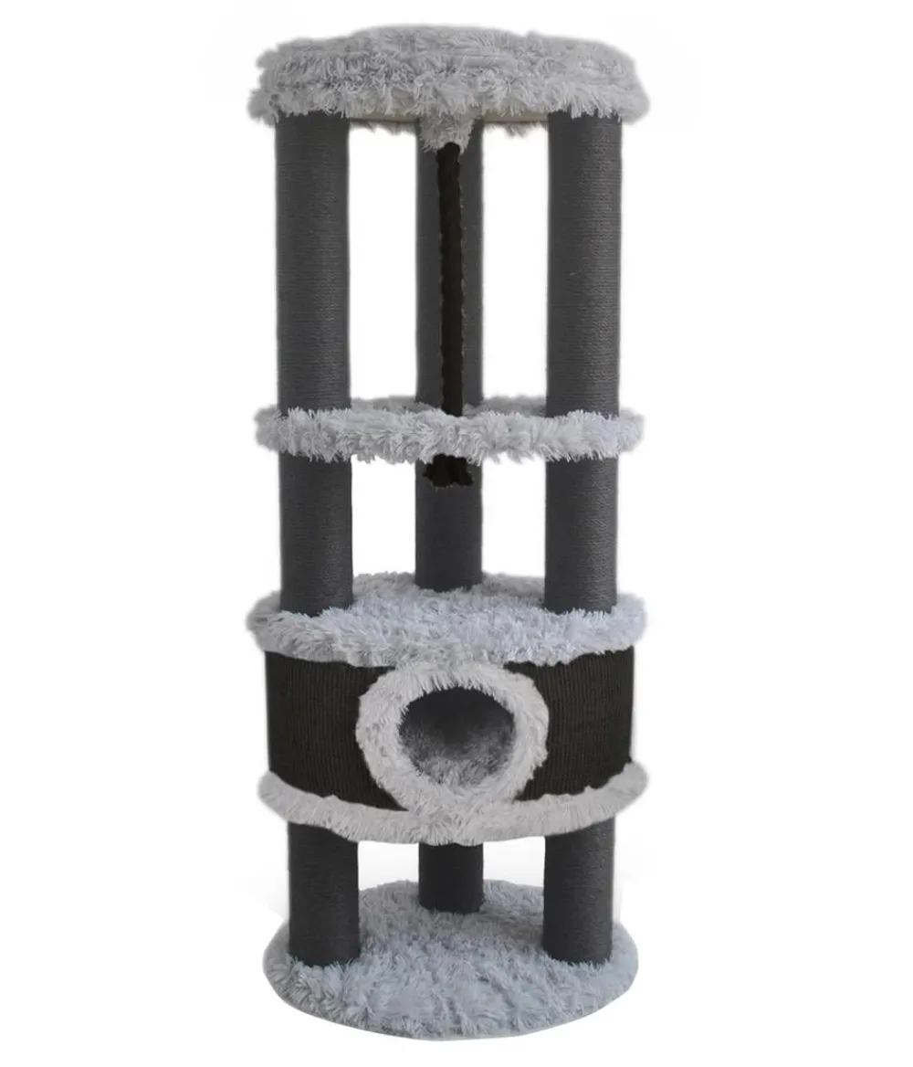 duvoplus Kratzbäume & Kratzmöbel - Kratzbaum Fabian ca. B60/H150/T40 cm Grau
