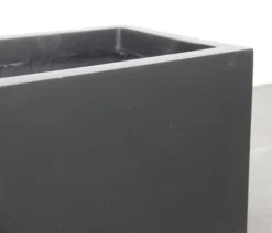 eastwest Pflanzkübel & Blumenkästen|Blumentöpfe & Übertöpfe - Fiberglas-Blumenkasten Supremo, rechteckig Schwarz