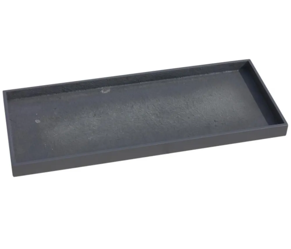 eastwest Fiberglas-Untersetzer Bassin, rechteckig Anthrazit Online