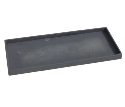 eastwest Blumentopf Untersetzer|Mehr Blumentopfzubehör - Fiberglas-Untersetzer Bassin, rechteckig Anthrazit