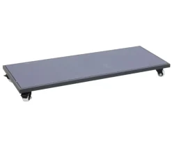 eastwest Rolluntersetzer - Mehrzweck-Rollbrett, Metall/Fiberglas, ca. B119/H7/T49 cm Anthrazit