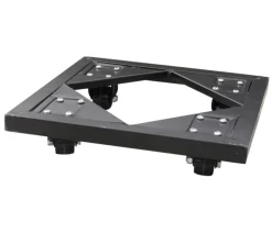 eastwest Rolluntersetzer - Pflanzenroller, , ca. B42/H7/T42 cm Schwarz