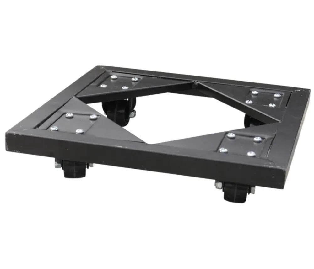eastwest Rolluntersetzer - Pflanzenroller, , ca. B42/H7/T42 cm Schwarz