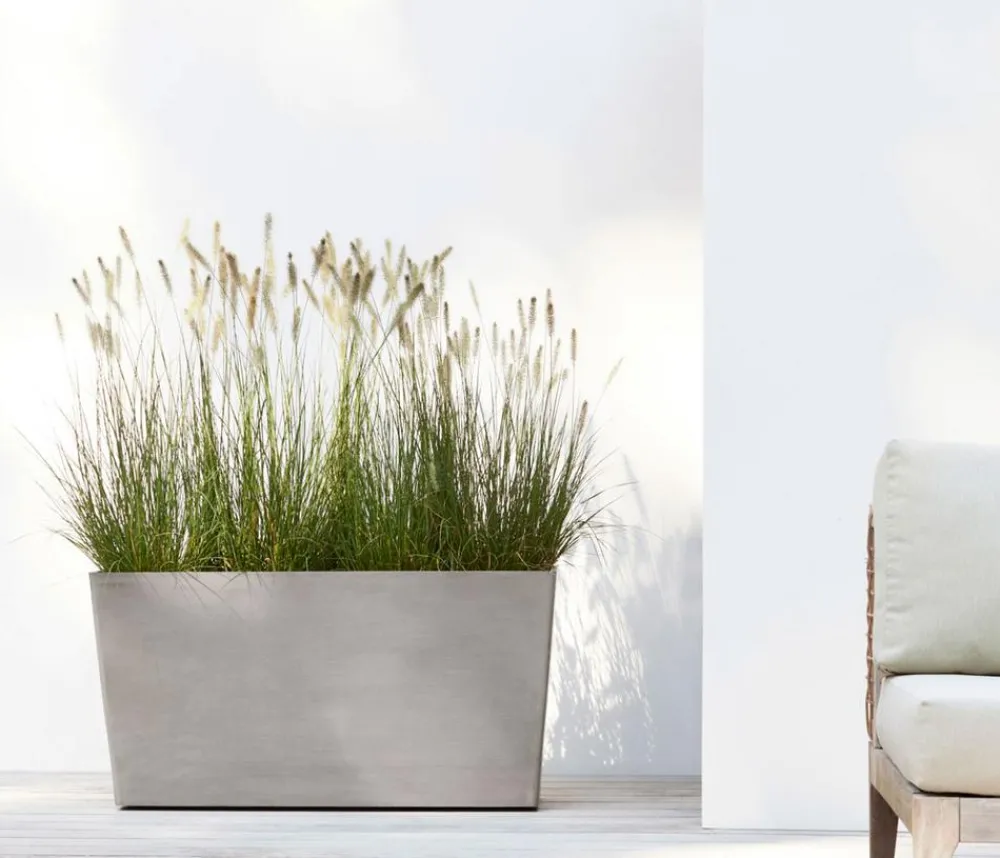 Ecopots Pflanzkübel & Blumenkästen > Kunststoff-Kasten Paris mit Rollen, rechteckig
