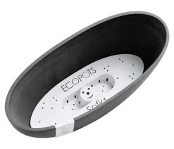 Ecopots Blumenampeln & -Schalen|Blumentöpfe & Übertöpfe > Kunststoff-Schale Sofia mit Wassersystem, oval