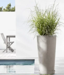 Ecopots Blumentöpfe & Übertöpfe > Kunststoff-Topf Amsterdam hoch, rund