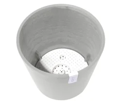 Ecopots Blumentöpfe & Übertöpfe > Kunststoff-Topf Amsterdam mit Wassersystem, rund