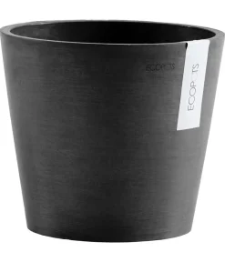 Ecopots Blumentöpfe & Übertöpfe > Kunststoff-Topf Amsterdam mit Wassersystem, rund