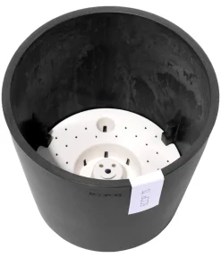 Ecopots Blumentöpfe & Übertöpfe > Kunststoff-Topf Amsterdam mit Wassersystem, rund