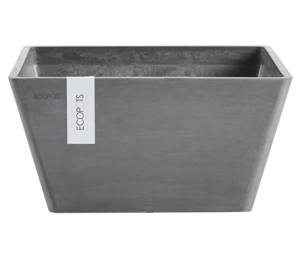 Ecopots Blumentöpfe & Übertöpfe > Kunststoff-Topf Berlin, quadratisch