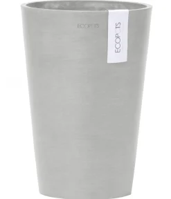 Ecopots Kunststoff-Topf Pisa Hellgrau Sale