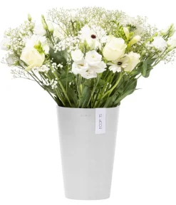Ecopots Blumentöpfe & Übertöpfe - Kunststoff-Topf Pisa Weiß