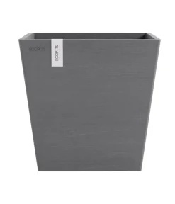 Ecopots Blumentöpfe & Übertöpfe > Kunststoff-Topf Rotterdam mit Wassersystem, quadratisch